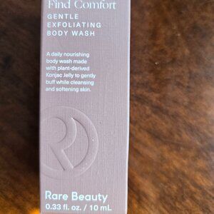 Rare Beauty Find Comfort Gentle Exfoliating Body Wash Travel Trial Size .33FL OZ